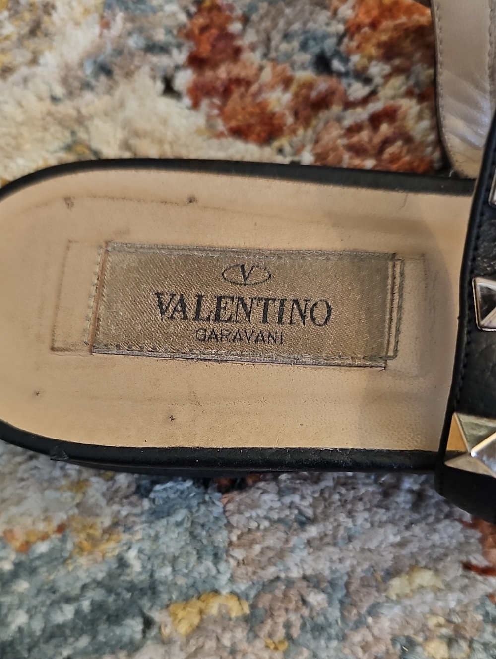 Valentino Black Studded gladiator Sandals - Women - Picture 2 of 6